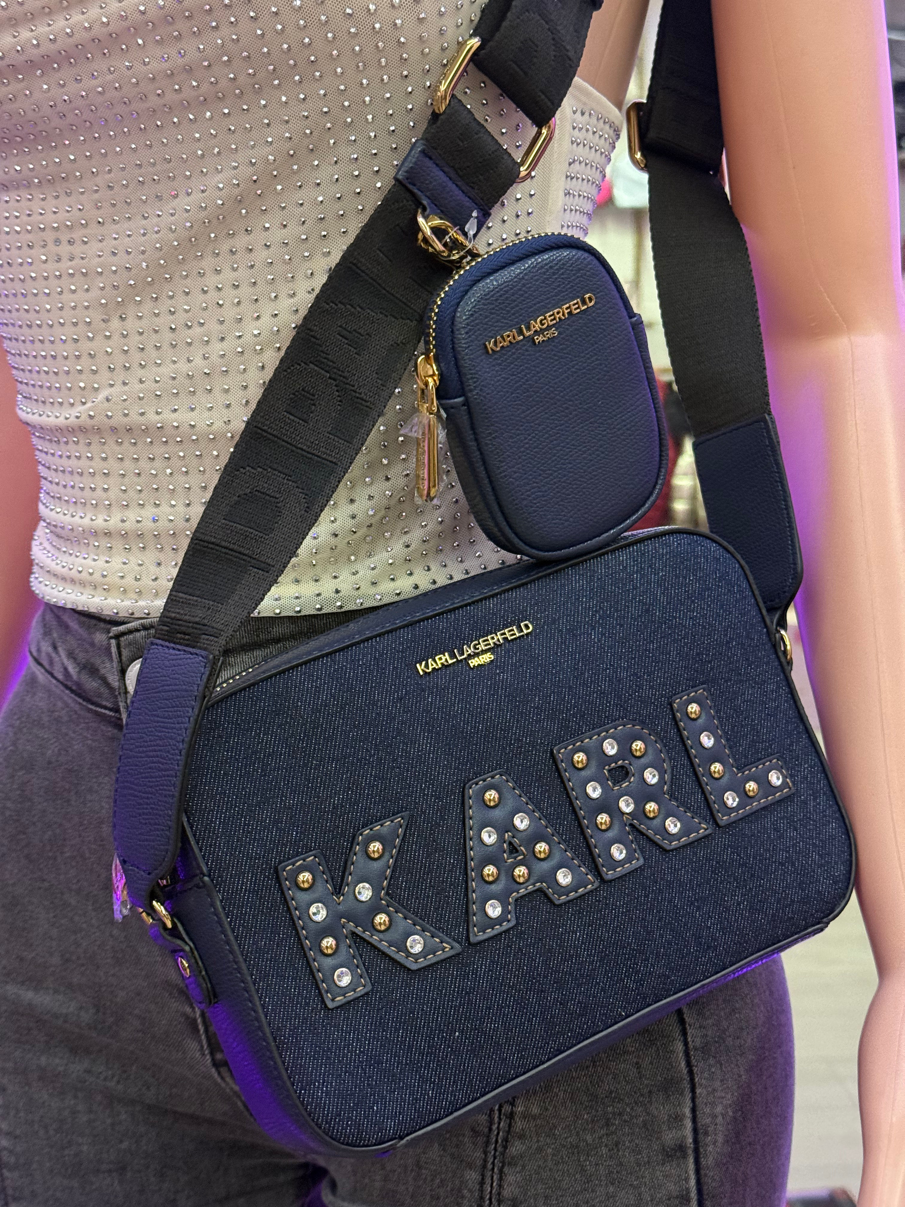 Crossbody Karl Lagerfeld jeans + monedero
