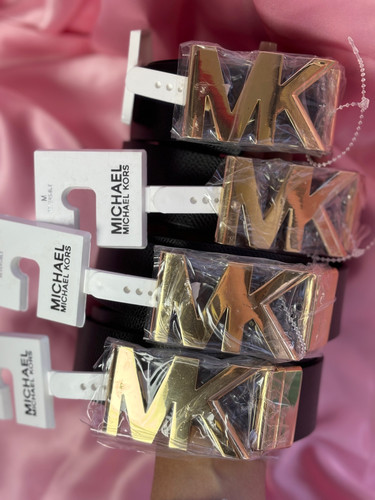 Cinturón MK dorado Reversible talla M Lasseubestore