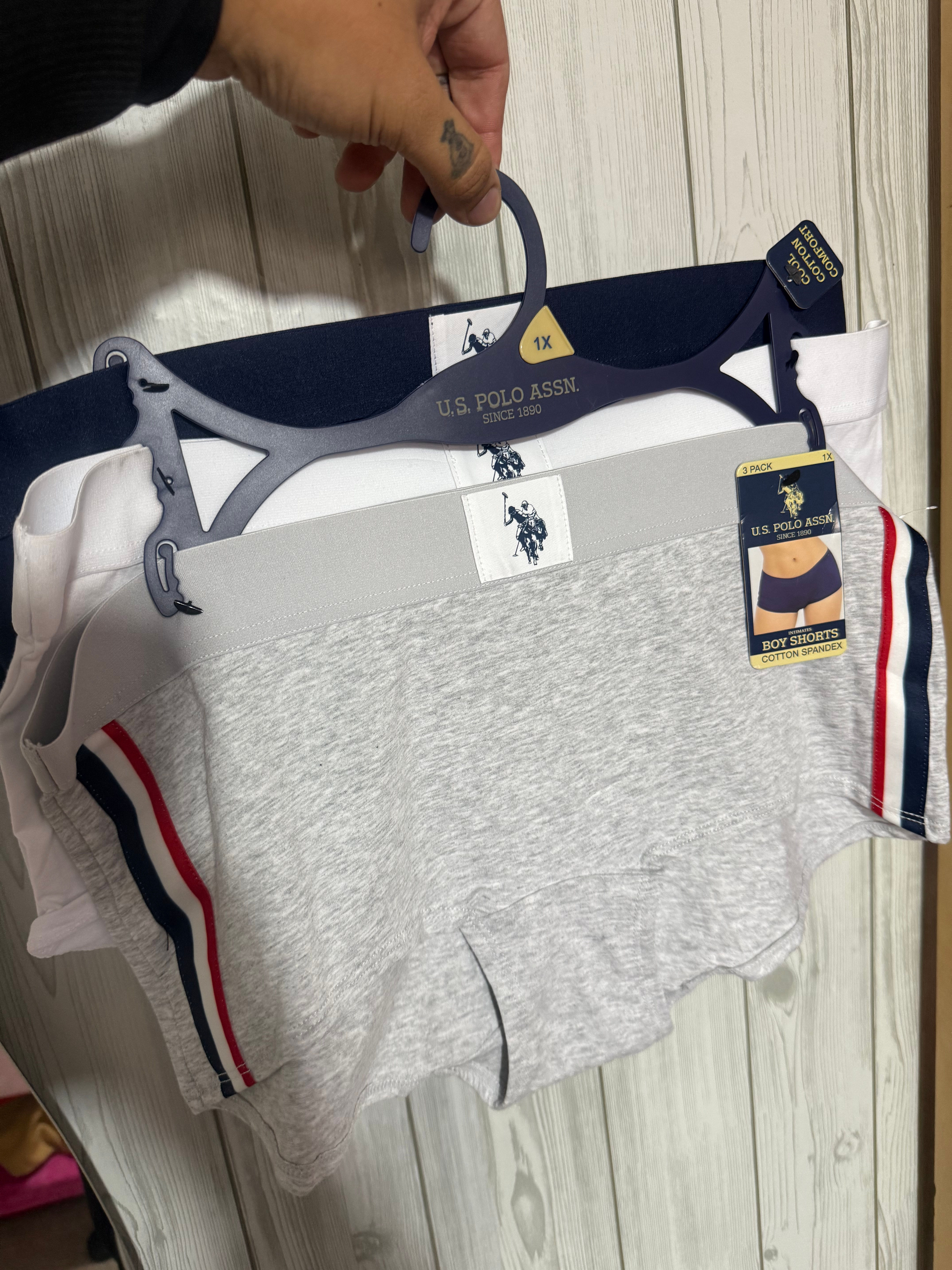 Pack 3 pantaletas polo 