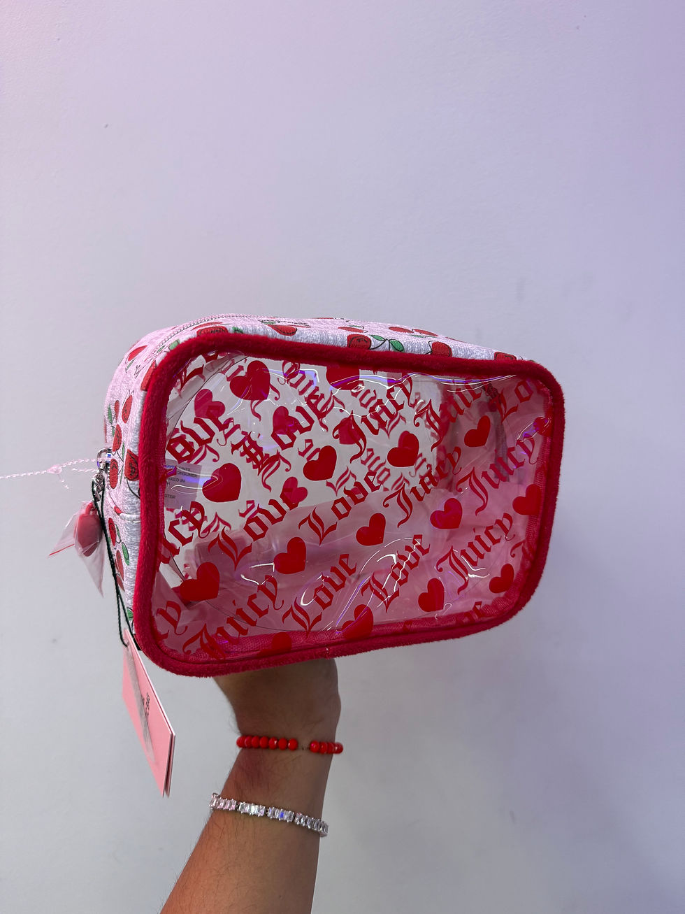 Miniatura: Cosmetiquero Juicy rojo guindas 