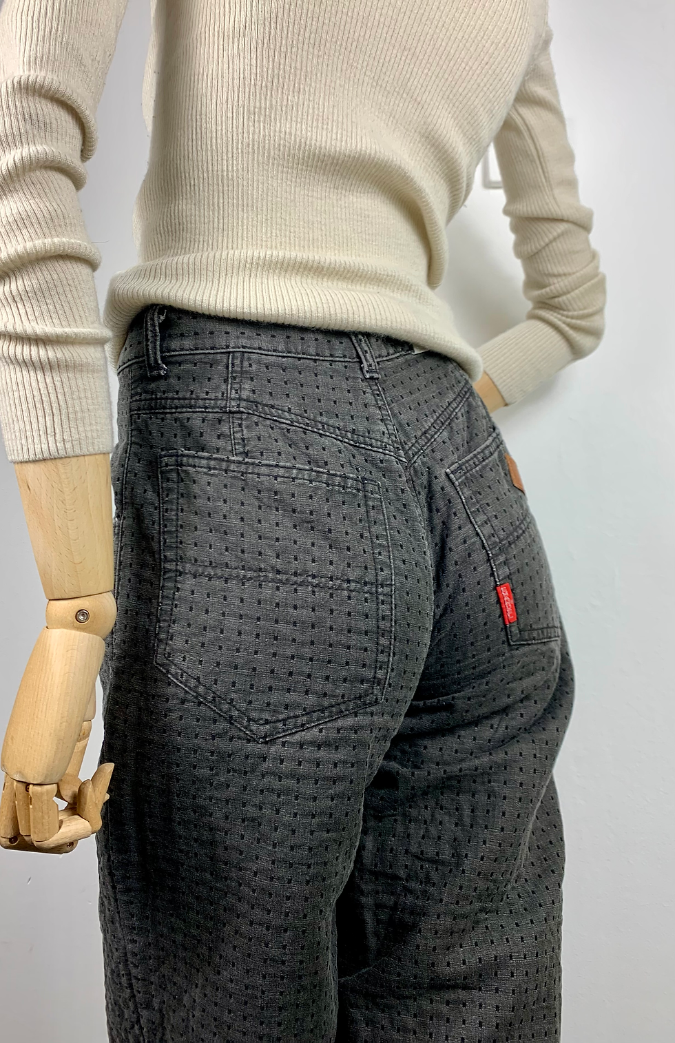 Thumbnail: 80s High Waisted Tapered Pants
