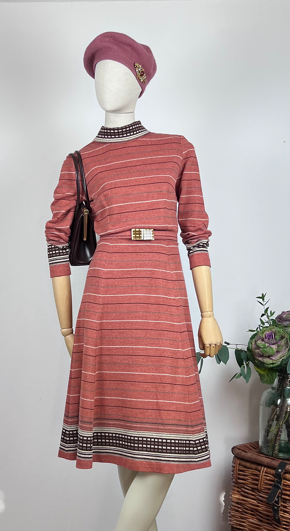 Thumbnail: Nikky Stevens 70s Knitted Dress