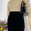 Thumbnail: Yves Saint Laurent 80s Velvet Pencil Skirt