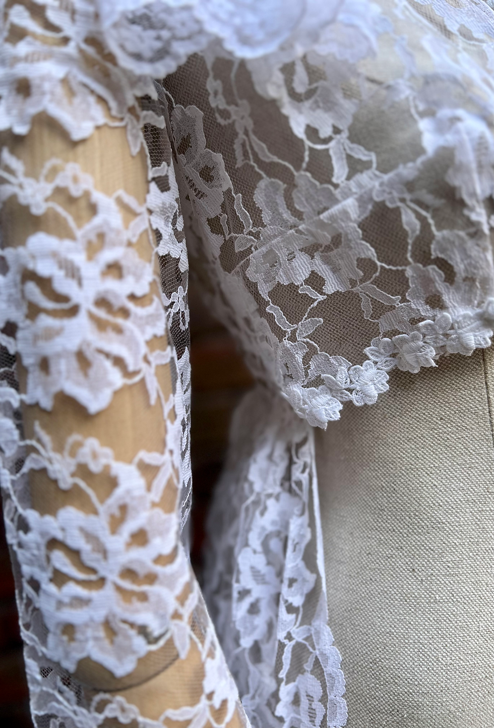 Thumbnail: 70s Lace Bolero with Long Train