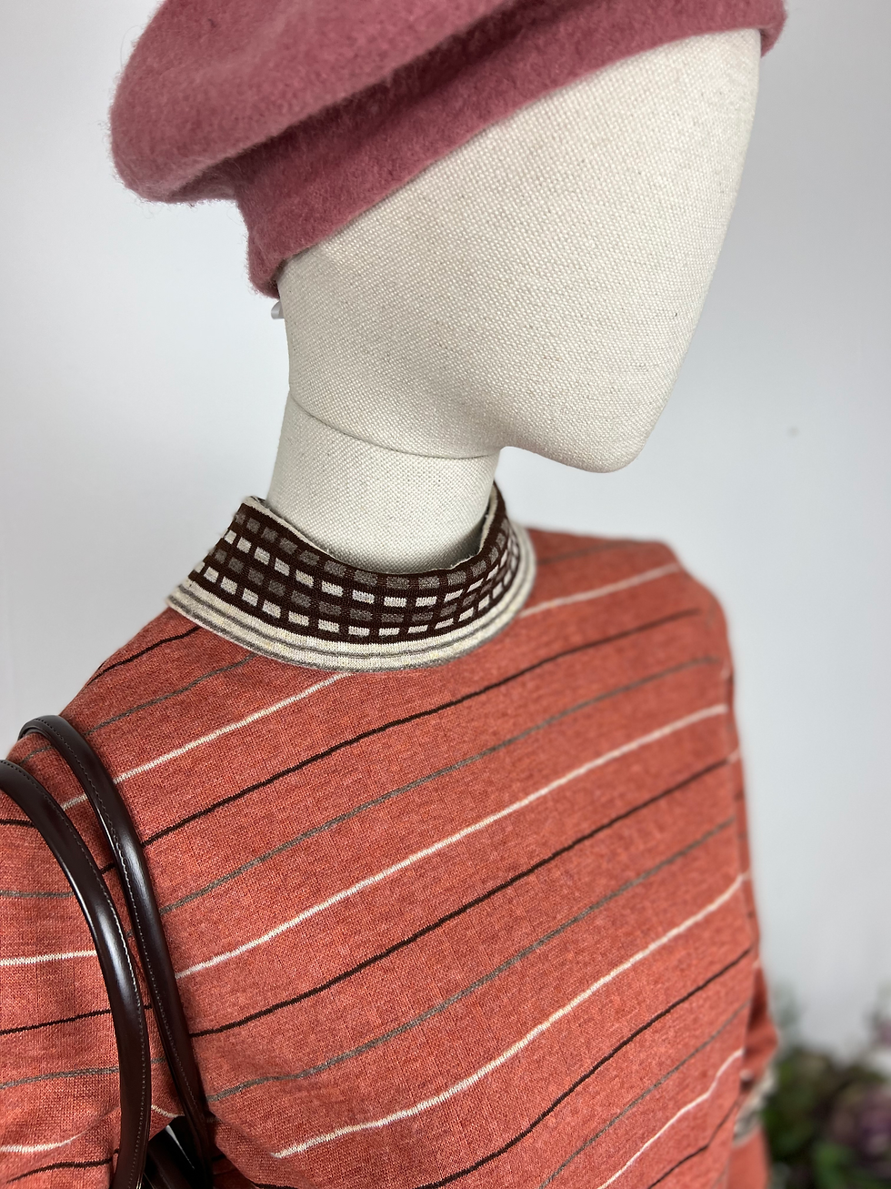 Thumbnail: Nikky Stevens 70s Knitted Dress