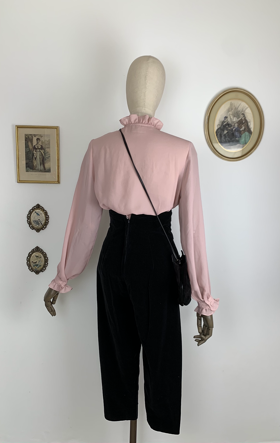 Thumbnail: Pink 70s Ruffle Blouse