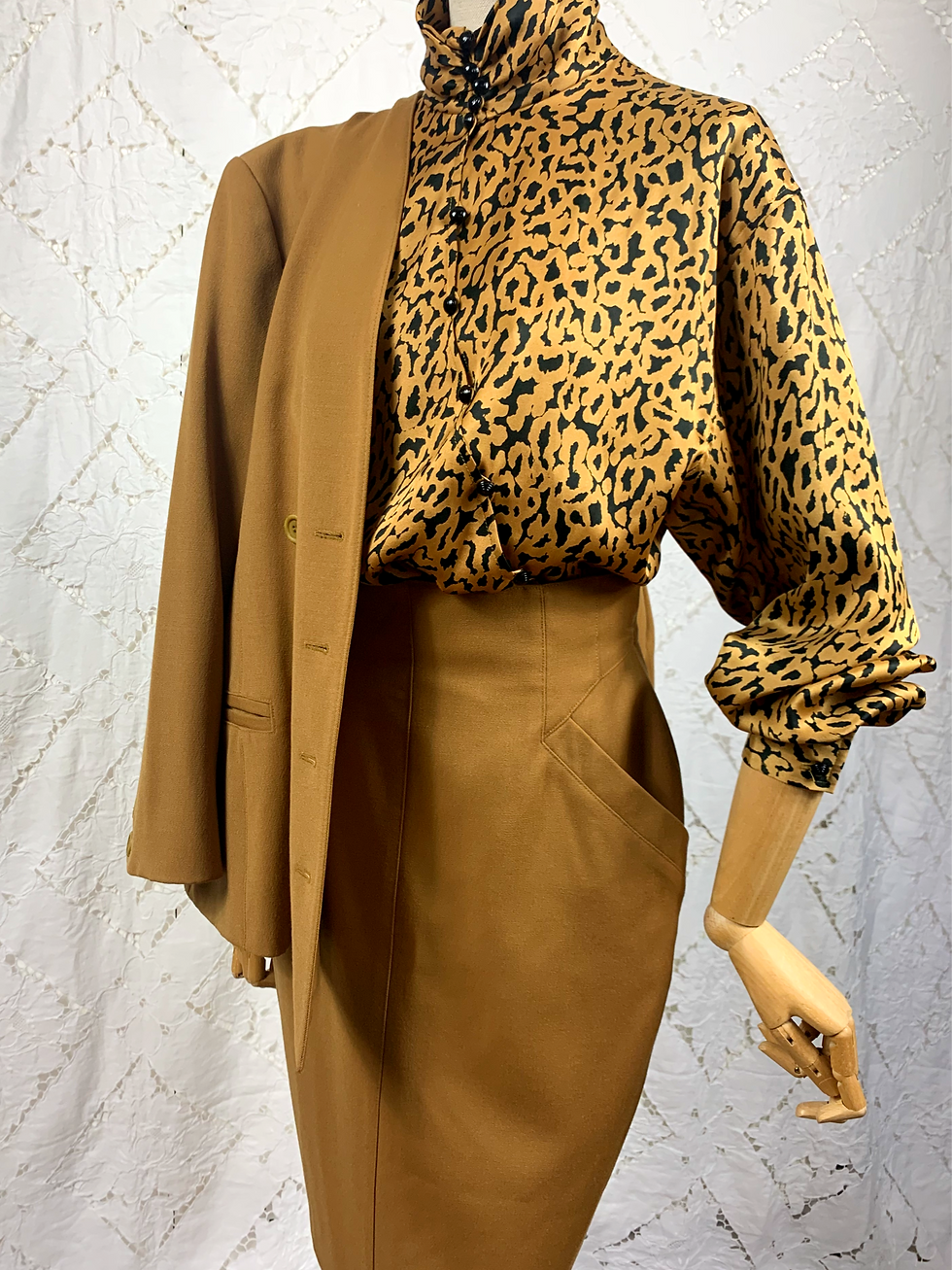 Thumbnail: 80s Escada by Margaretha Ley Wool Skirt Suit