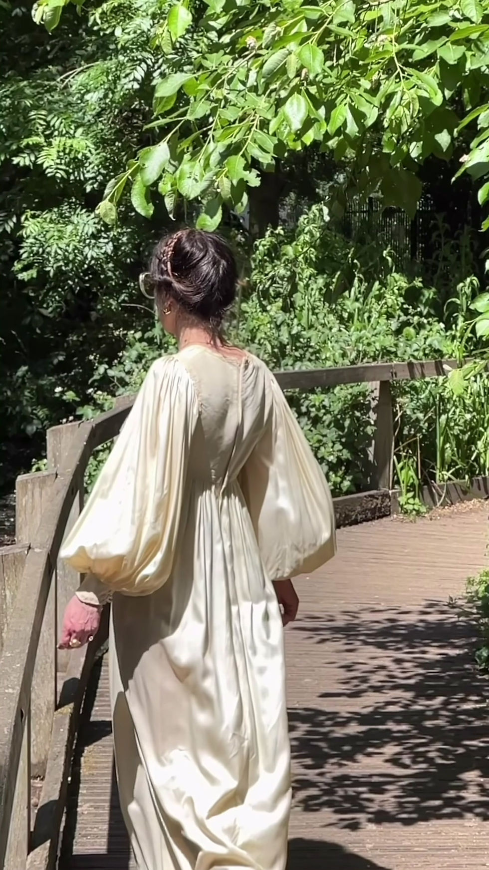 Thumbnail: 70s Bohemian Silk Maxi Gown