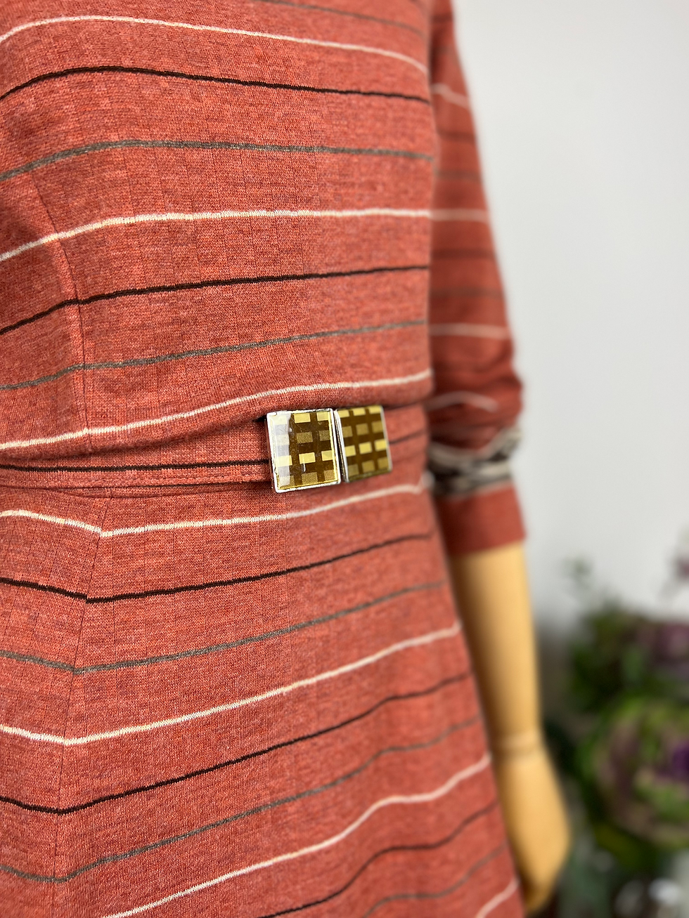Thumbnail: Nikky Stevens 70s Knitted Dress
