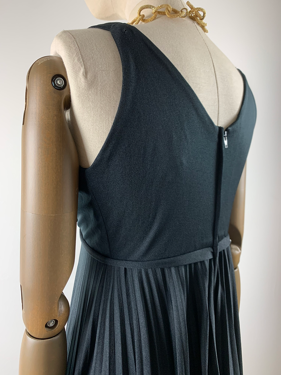 Thumbnail: John Charles Black 70s Maxi Dress