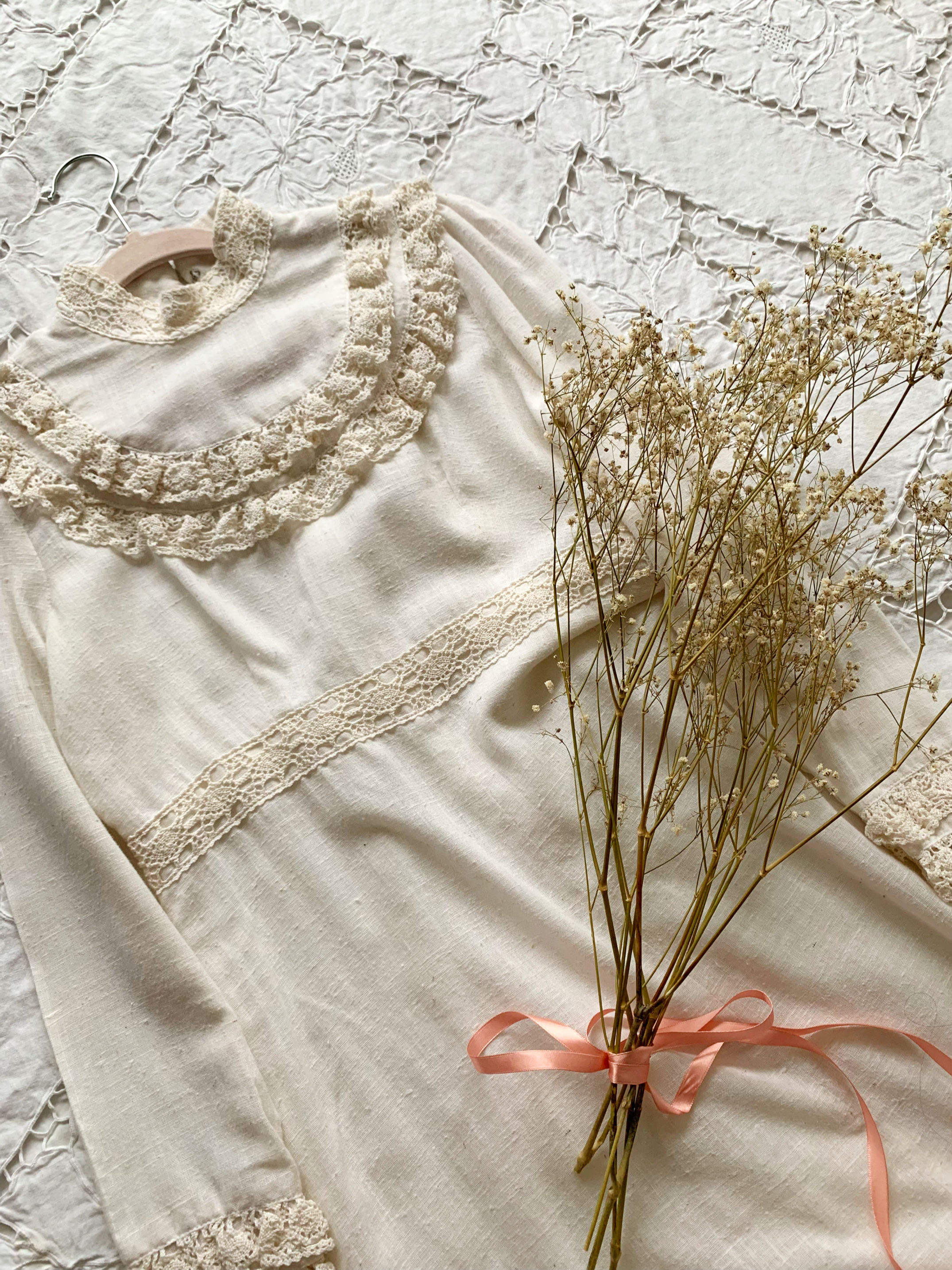 70s Ruffled Maxi Dress