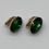 Thumbnail: Crown Trifari 50s Emerald Earrings