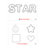 Thumbnail: Tracing pages of STAR, Trace the letters, and shapes. holiday bundle, christmas printables
