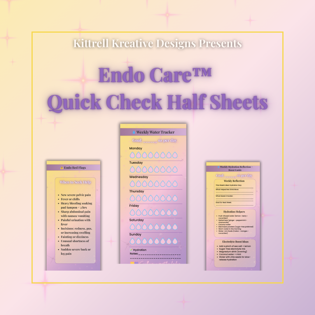 Endo Care™ Quick Check Half Sheets
