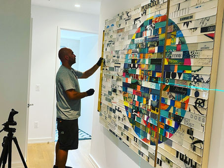 Smart Sparrow Art Hanging: Museum-Level Installation in Greenwich, CT
