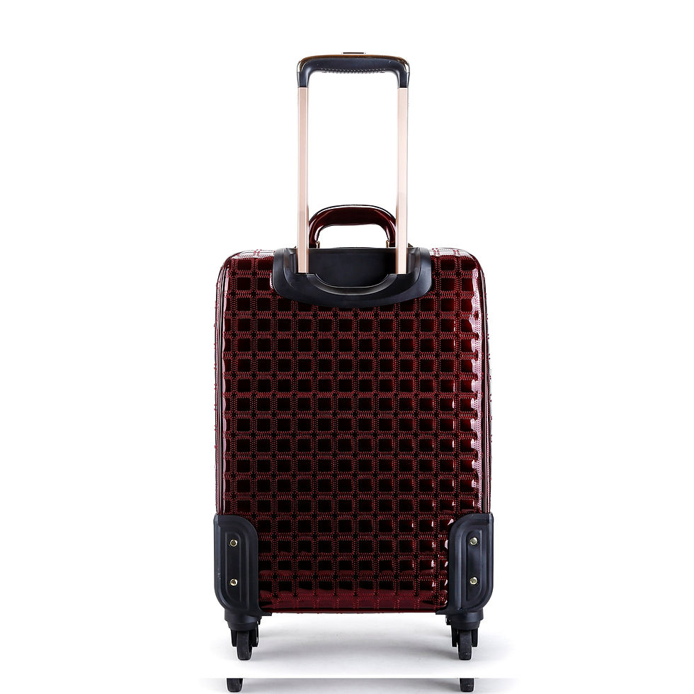 Thumbnail: Floral Accent Light Weight Suitcase