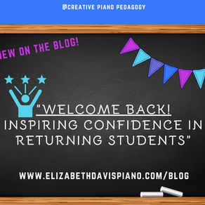 Welcome back! Inspiring Confidence in Returning Students
