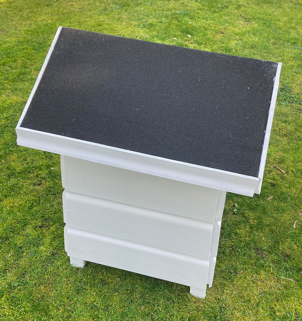 Thumbnail: Rustic, Bee Hive style garden tool box