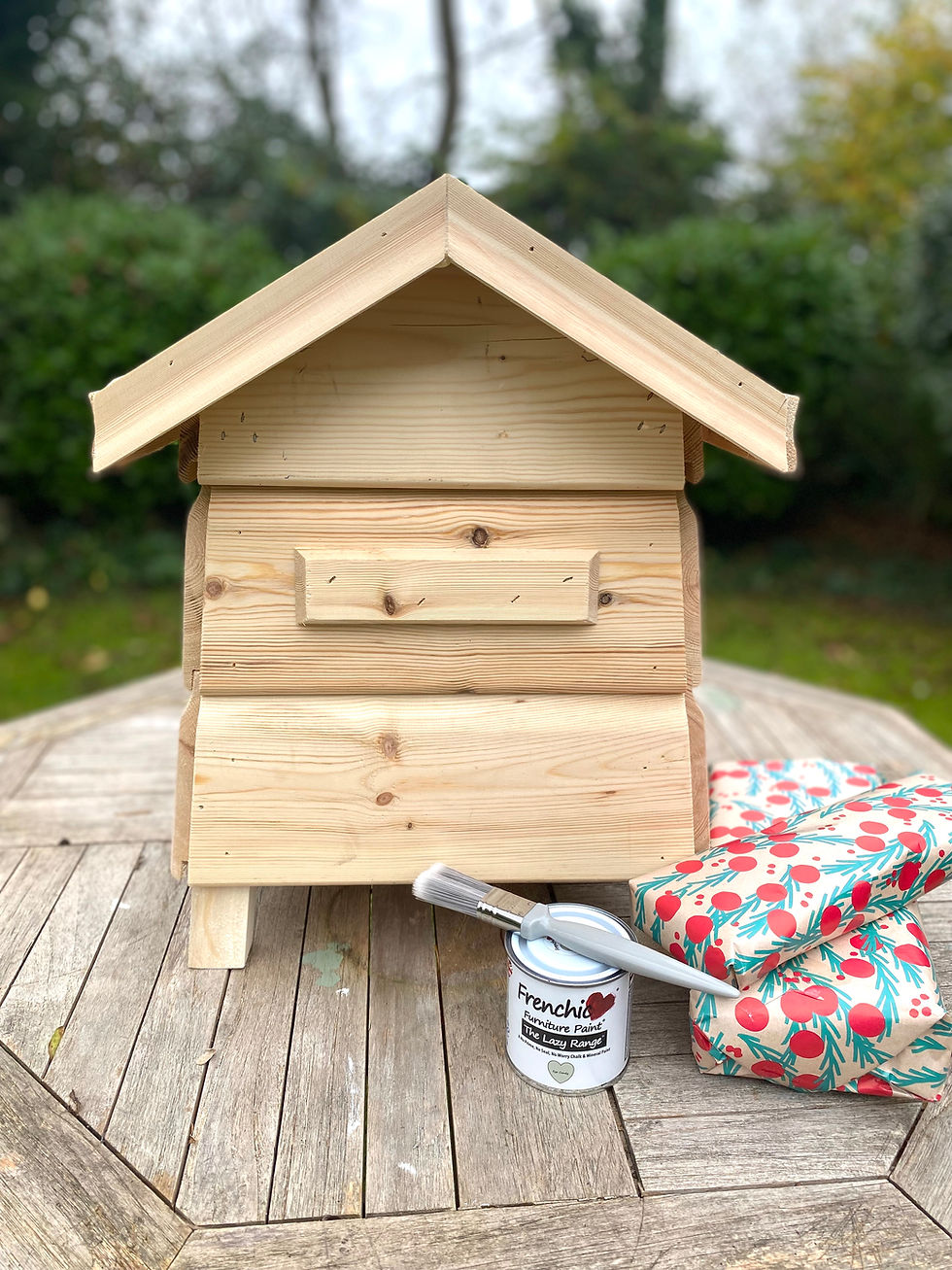 Thumbnail: Garden, Bee Hive Style, Storage, Parcel Box, Tool Tidy, Paint It Yourself Gift,