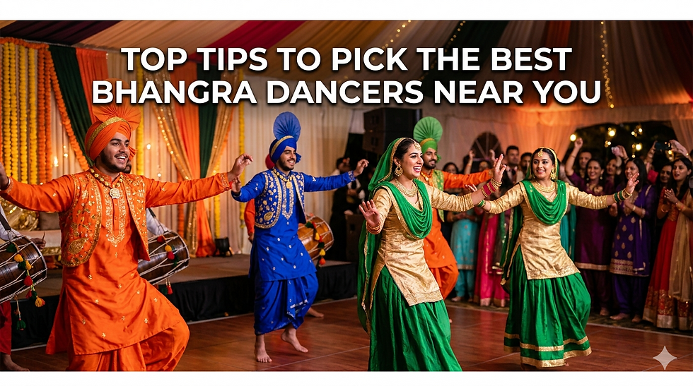 Top Tips to Pick the Best Bhangra Dancers Near You