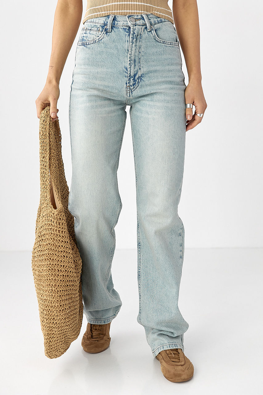 Жіночі прямі джинси Straight