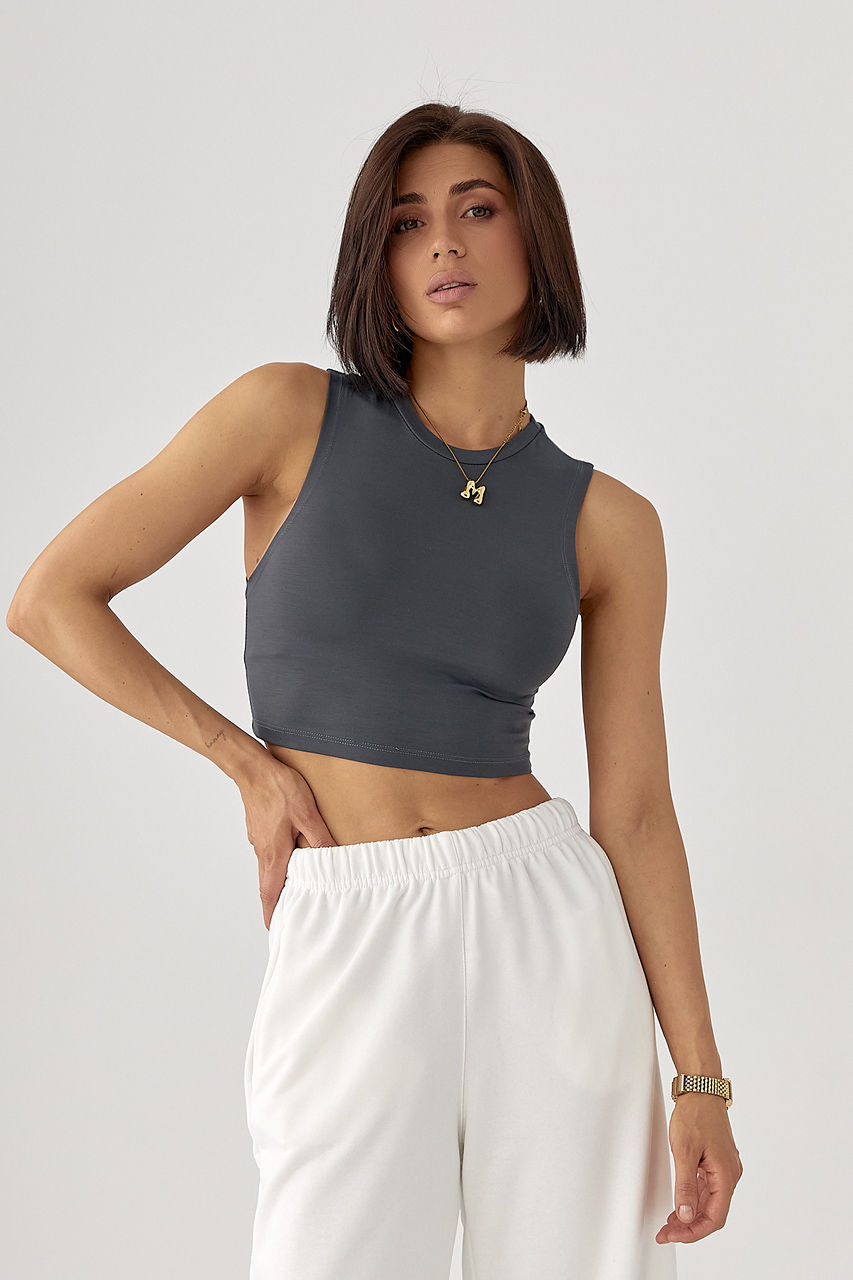 Еластична майка-топ