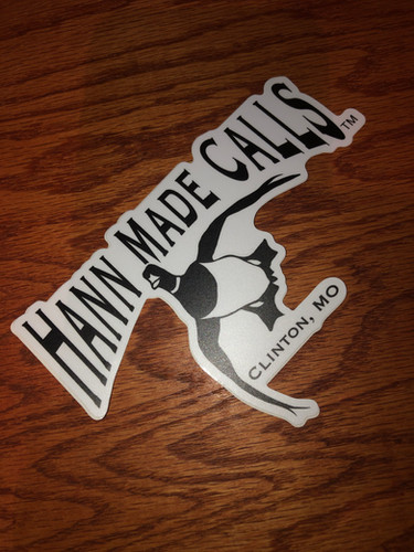 Hann Made Calls Flying Logo sticker | hannmadecalls