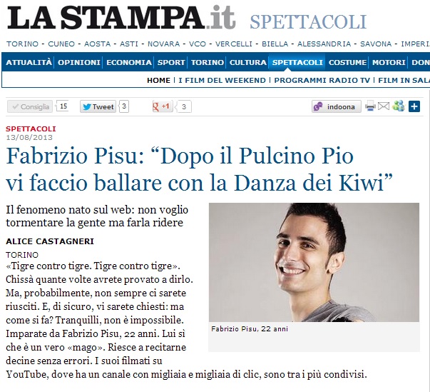 Fabrizio Pisu - La Stampa