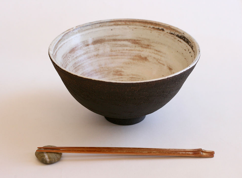 Thumbnail: Black Ceramic Ramen bowl