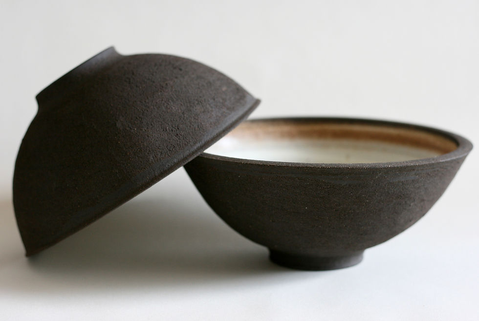 Thumbnail: Black Ceramic Small Serving bowl | Salad Bowl