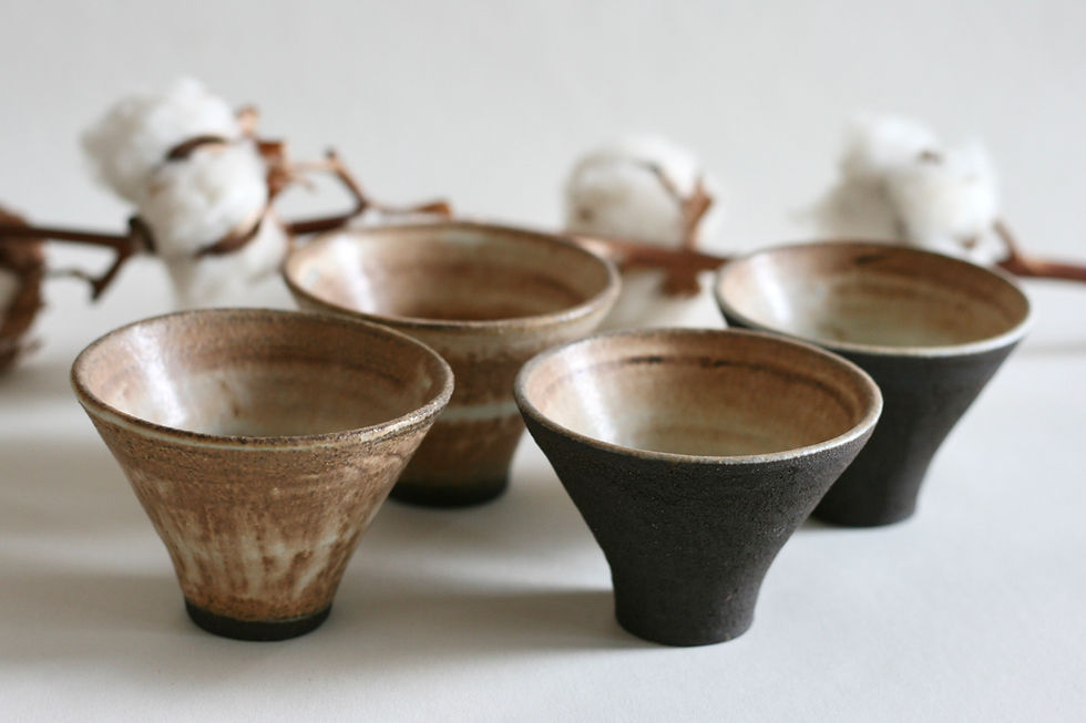 Thumbnail: Small Cream ceramic Cup