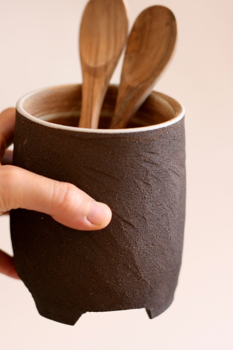 Thumbnail: Black Ceramic Utensil Holder | Toothbrush Holder