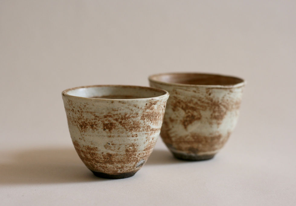 Thumbnail: Cream small ceramic cup | Tea cup | Espresso Cup