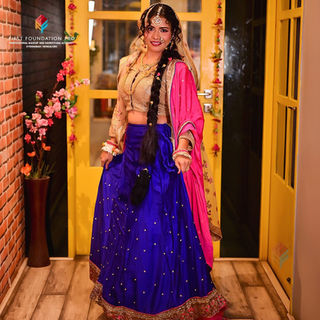 first foundation pro makeup academy bridal makeup look of a woman