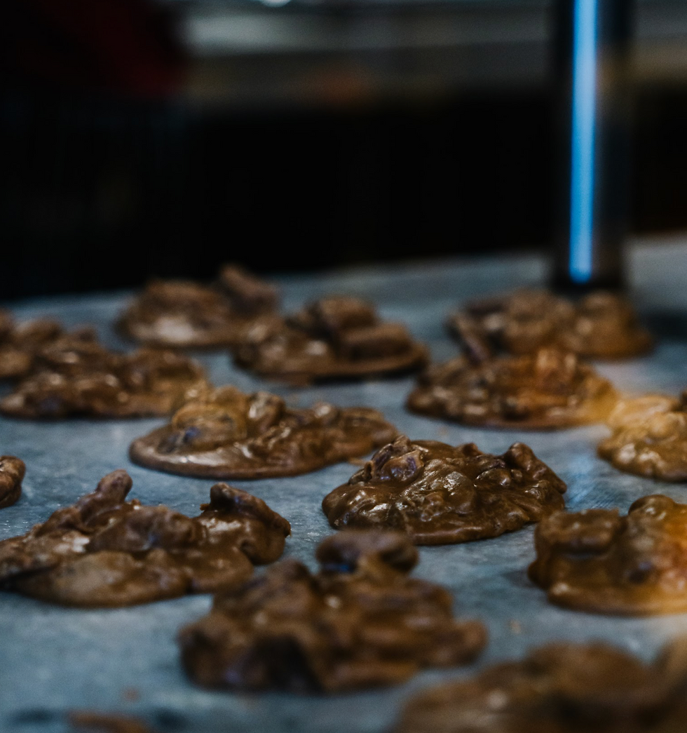 pralines cooling