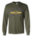 Thumbnail: Long sleeve shirt in military green with the Illinois State Police logo on the front.