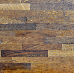 Wood grain closeup from wooden kitchen countertop in Springfield, Illinois