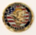 A commemorative challenge coin representing District 15 of the Illinois State Police Department.