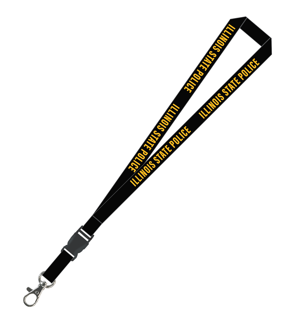 Illinois State Police Branded Lanyard