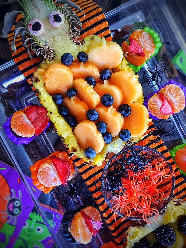 Spooky Halloween Fruit Tray