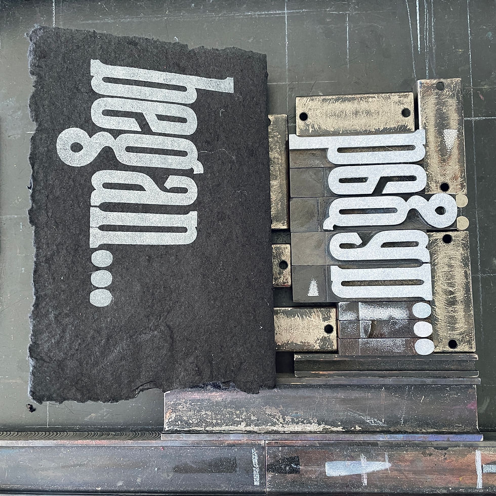 Thumbnail: The Stormy Story Letterpress Book