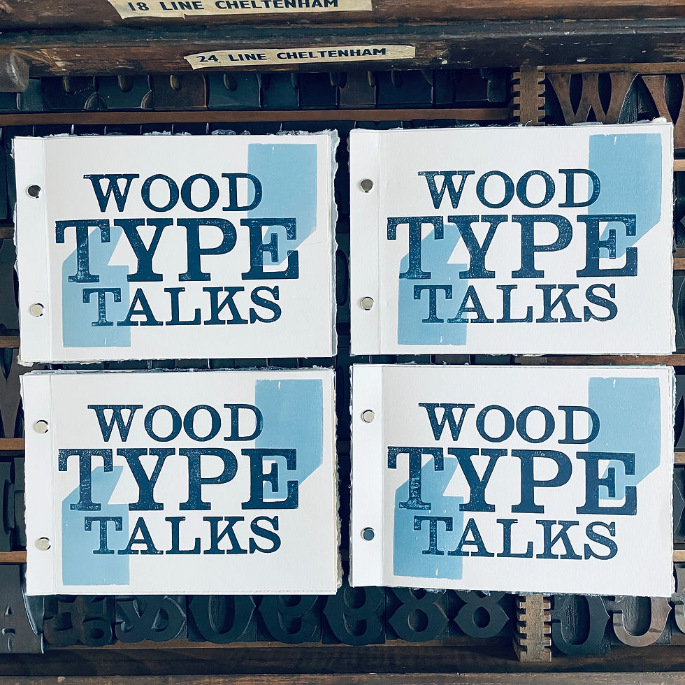 Thumbnail: Wood Type Talks Letterpress Book