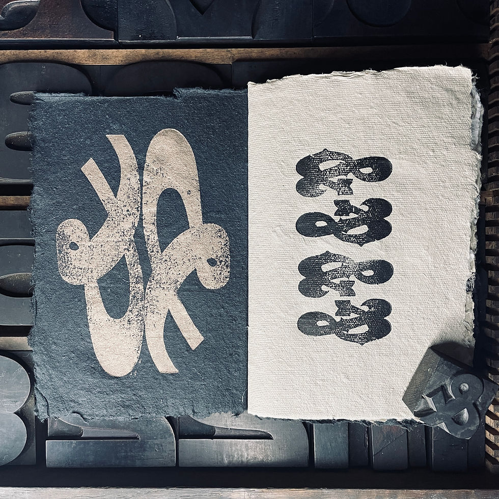 Thumbnail: Letterpress Look Book Ampersand