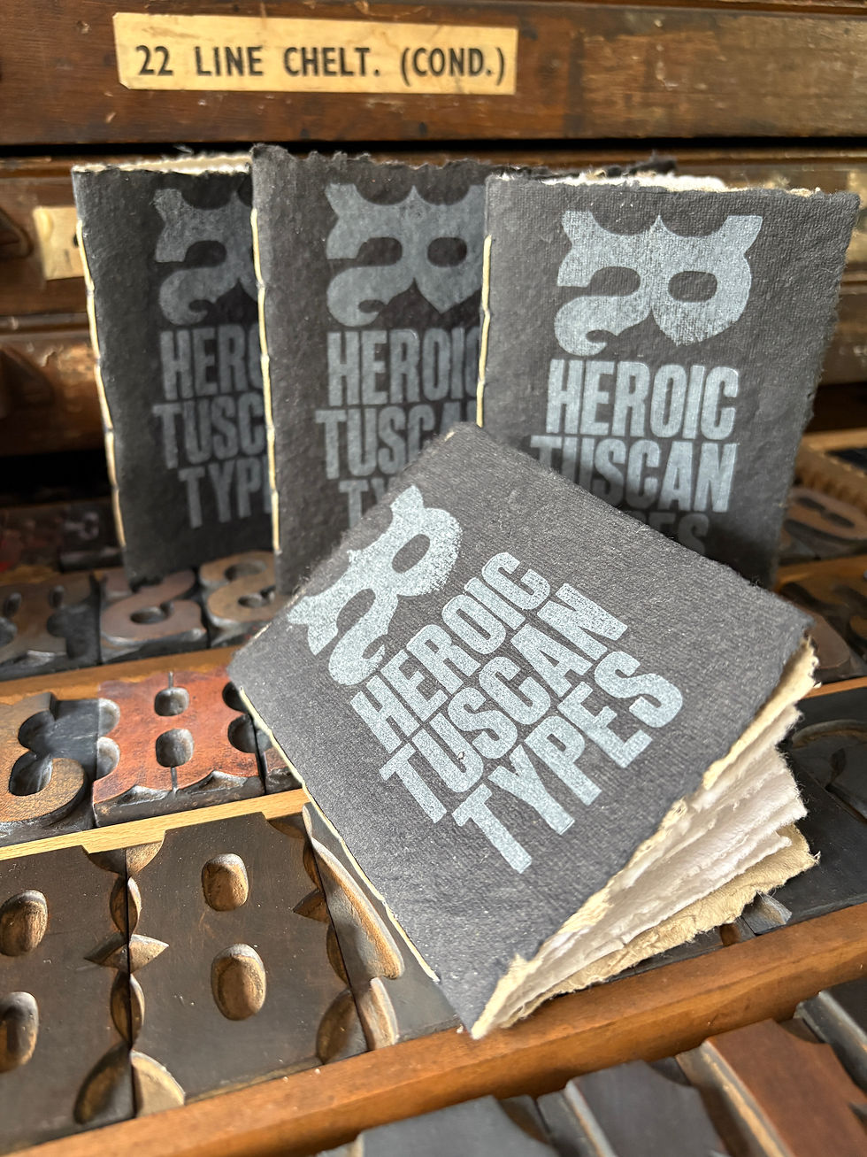 Thumbnail: Tuscan Types Letterpress Look Book