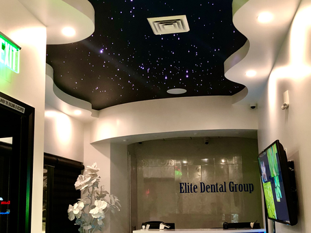 Star ceiling for dental clinic