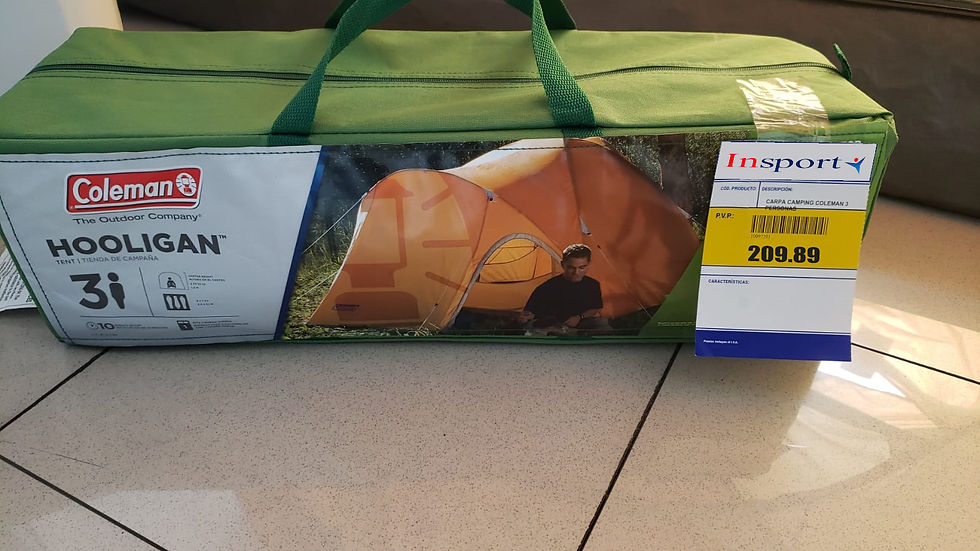 CARPA PARA 3 PERSONA COLEMAN