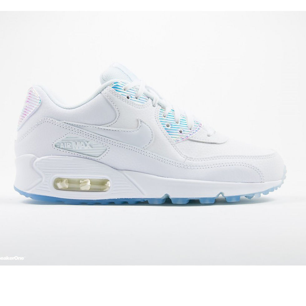 NIKE AIR WMNS MAX 90 PREM WHITE/WHITE-BLUE TINT