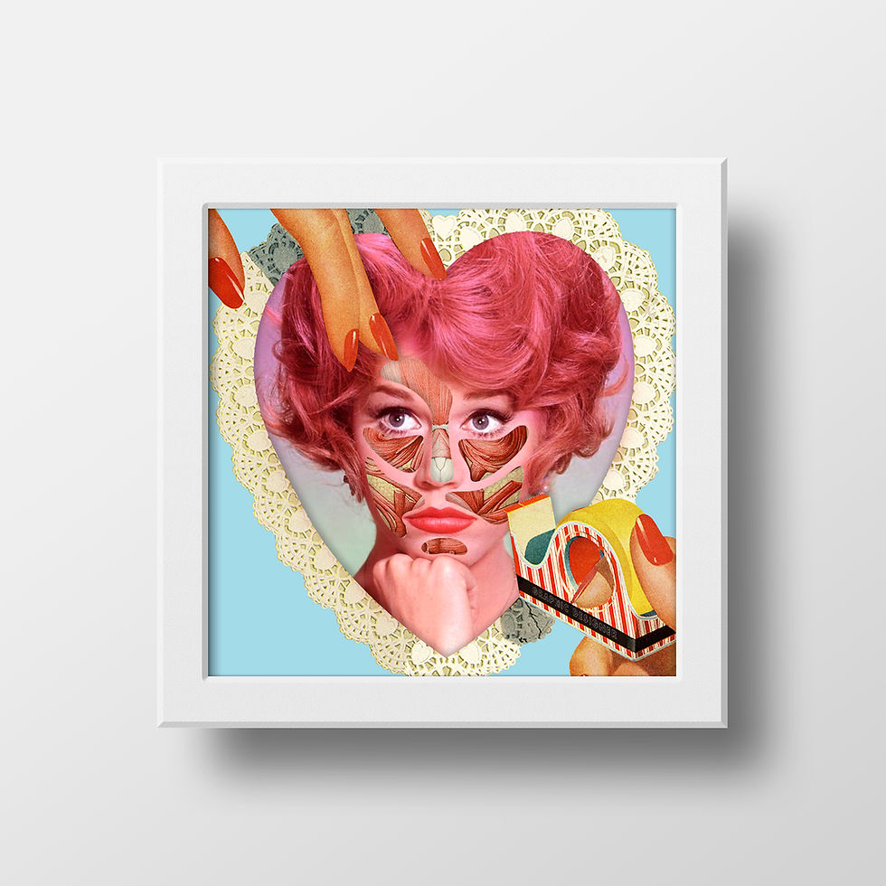 Cuadro «Box Head» 3D