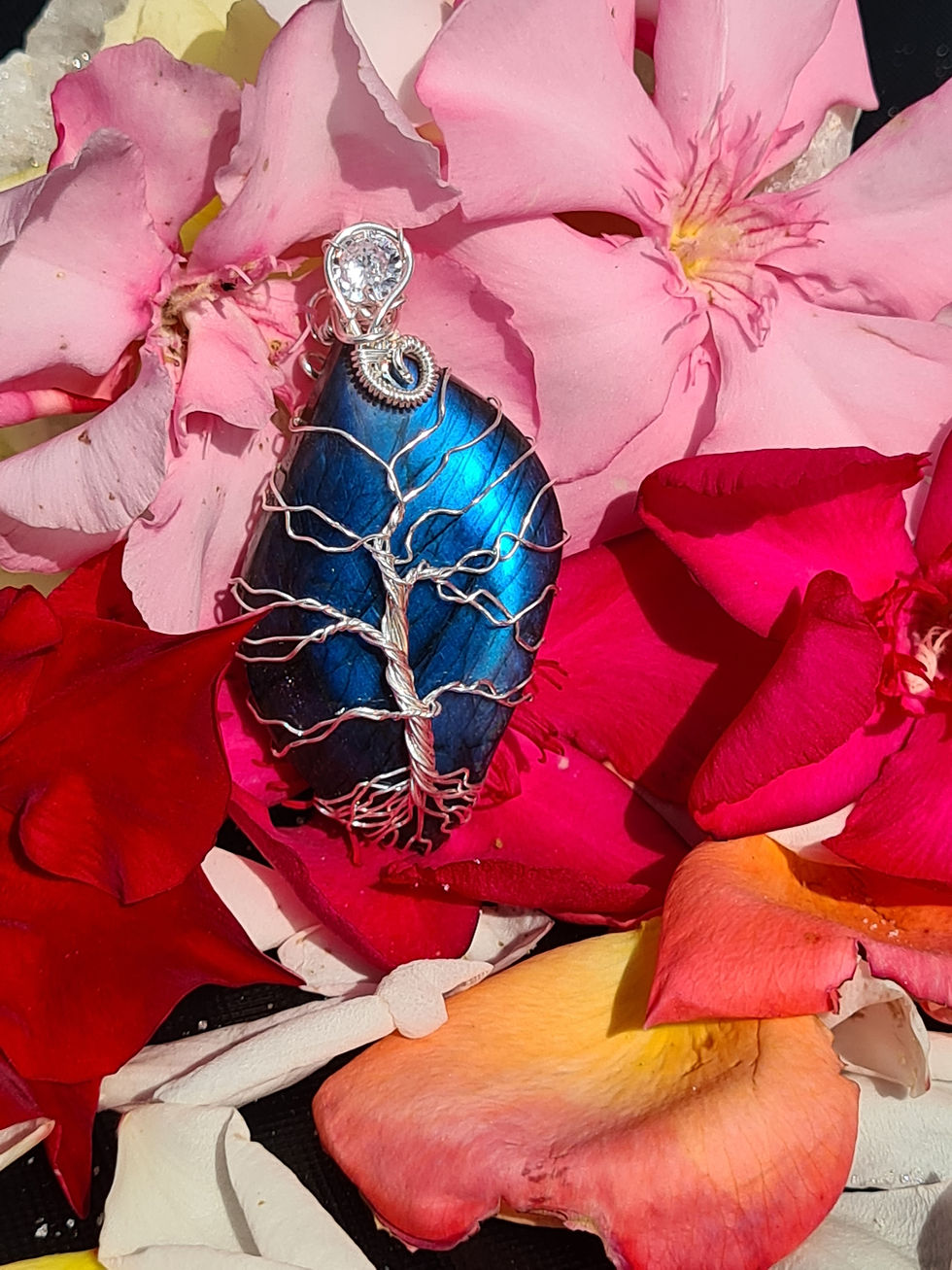 Labradorite Bleue Arbre de Vie