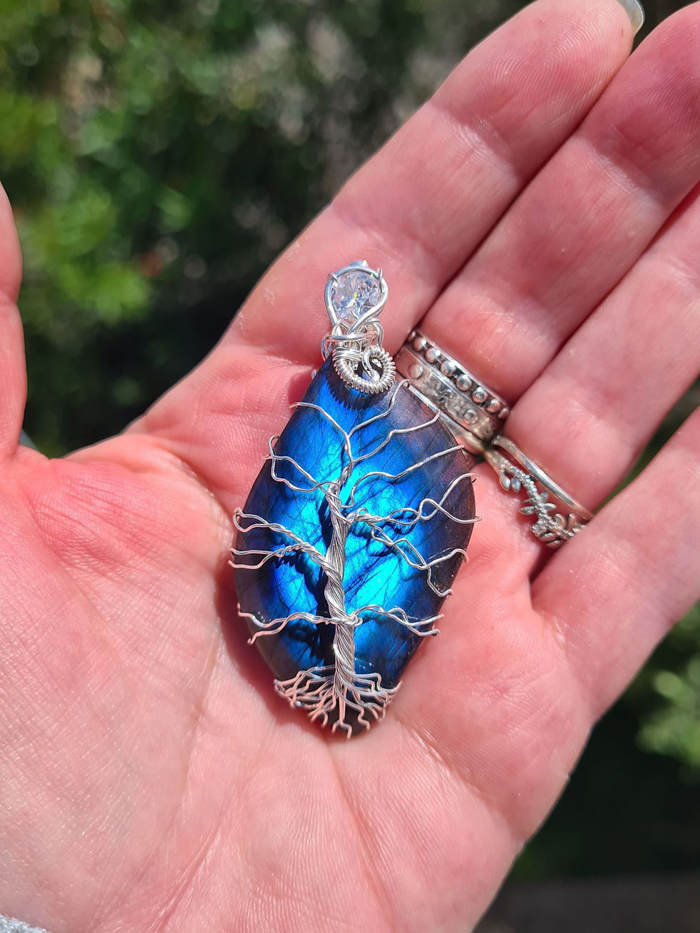 Miniature : Labradorite Bleue Arbre de Vie